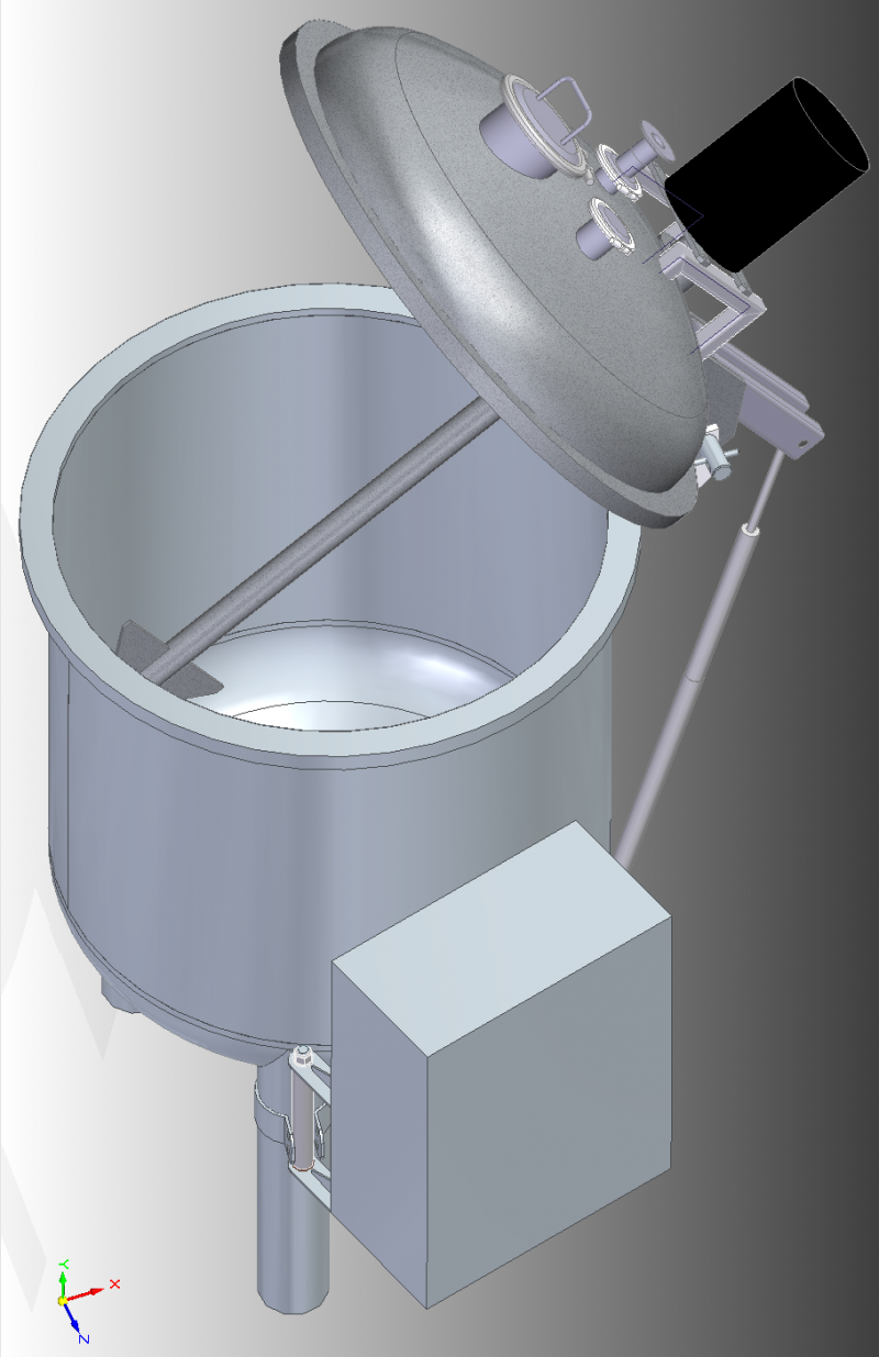 Oprava míchacího kotle